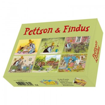 Würfelpuzzle, Pettersson und Findus