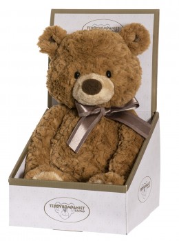 Teddy in Geschenkbox, 42 cm