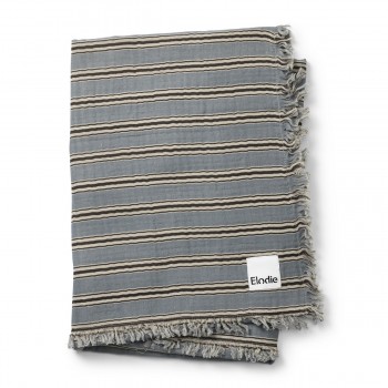 Soft Cotton  Decke - Sandy stripe